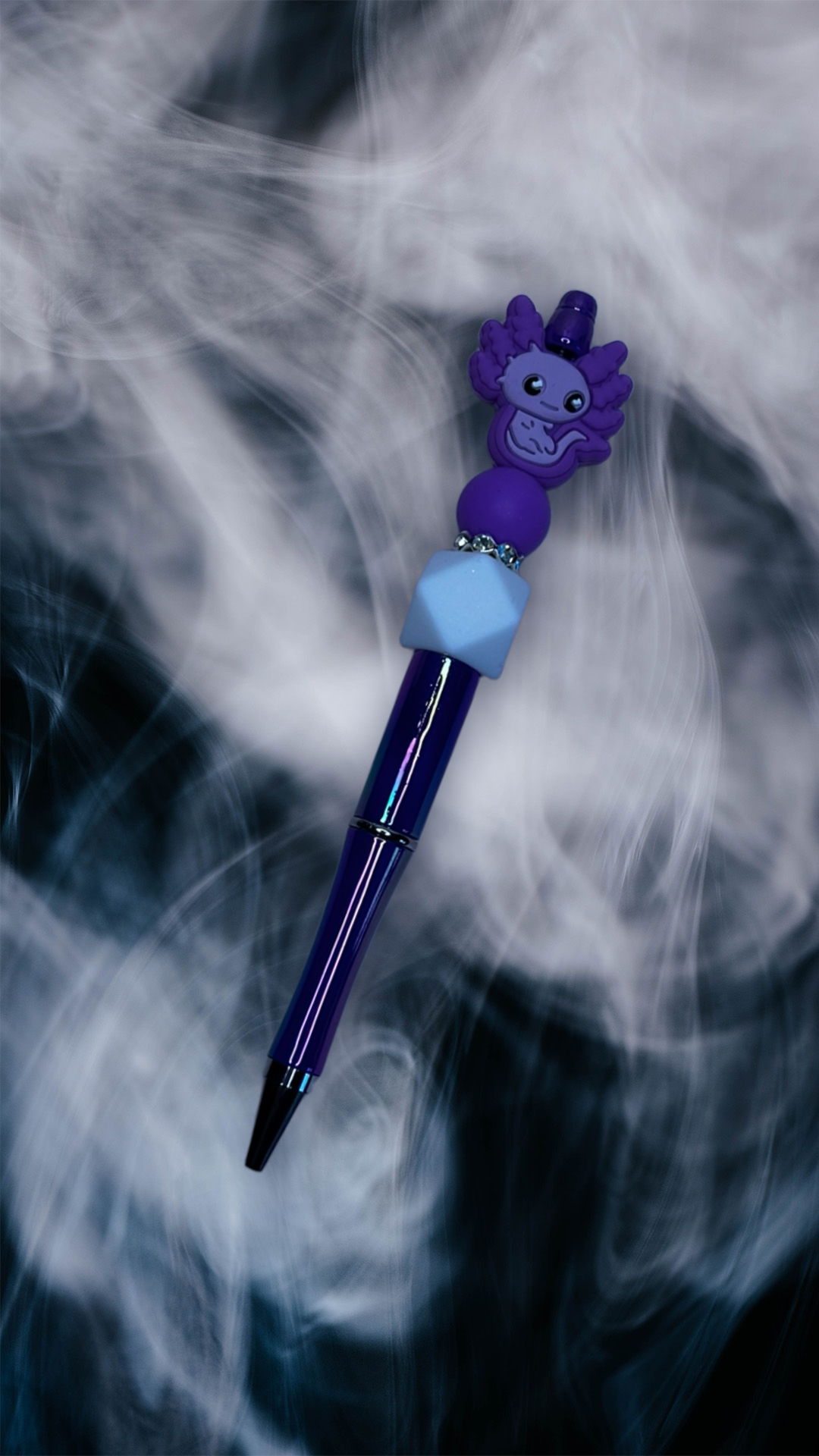 Axolotl beaded pen