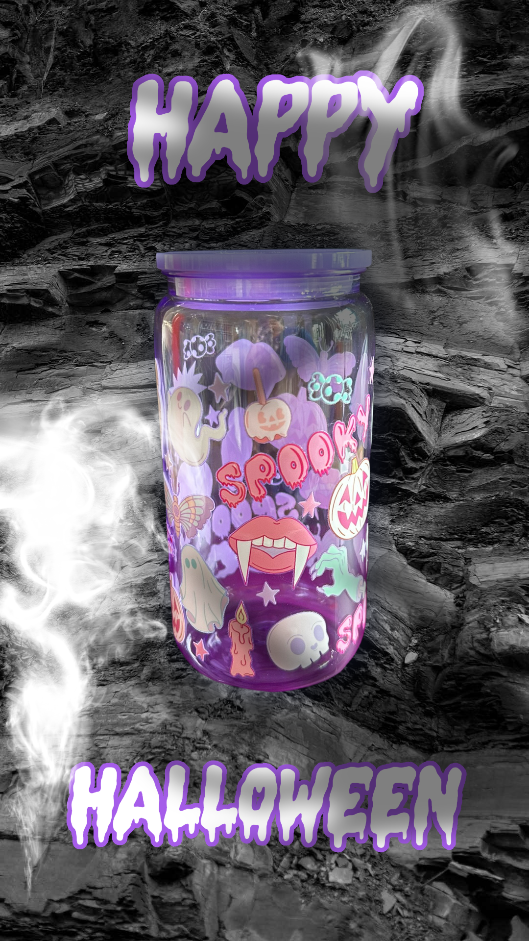 Spooky Halloween 16oz tumbler